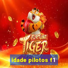 idade pilotos f1