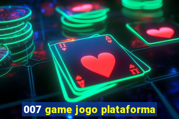 007 game jogo plataforma