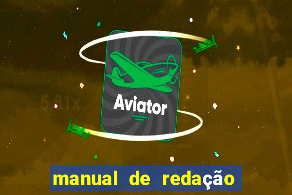 manual de redação folha de são paulo pdf