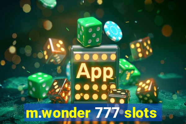 m.wonder 777 slots