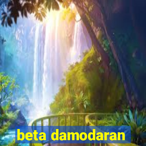 beta damodaran