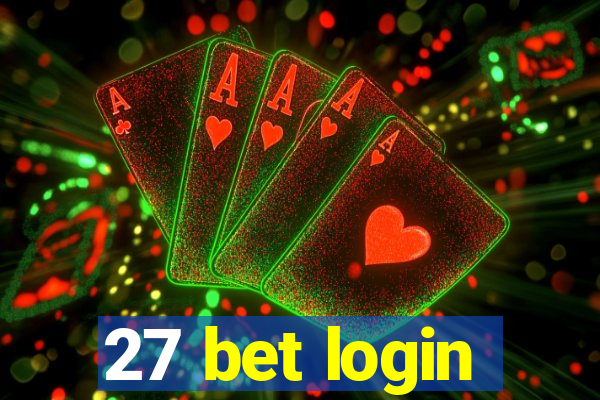 27 bet login