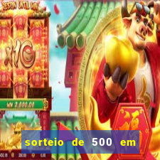 sorteio de 500 em cash toda segunda feira novibet como funciona